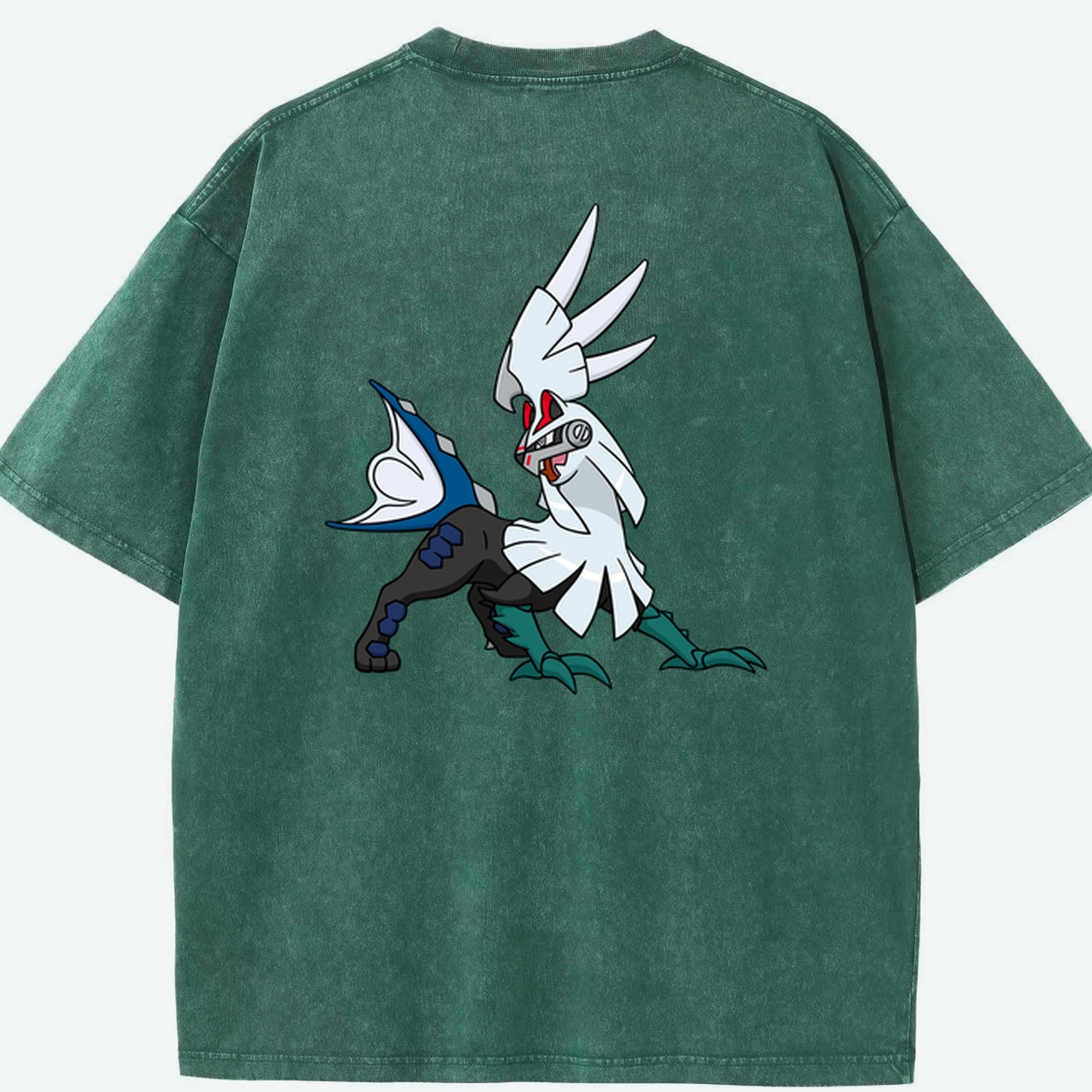（画像用） ポケットモンスター Pokémon 綿100% ヴィンテージ風 半袖Tシャツ（背面プリント）